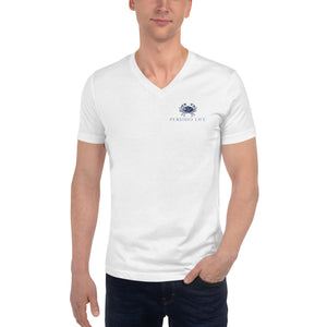 Boat & Crab Unisex Short Sleeve V-Neck T-Shirt